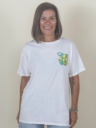 Limoncello Front & Back Print Tee