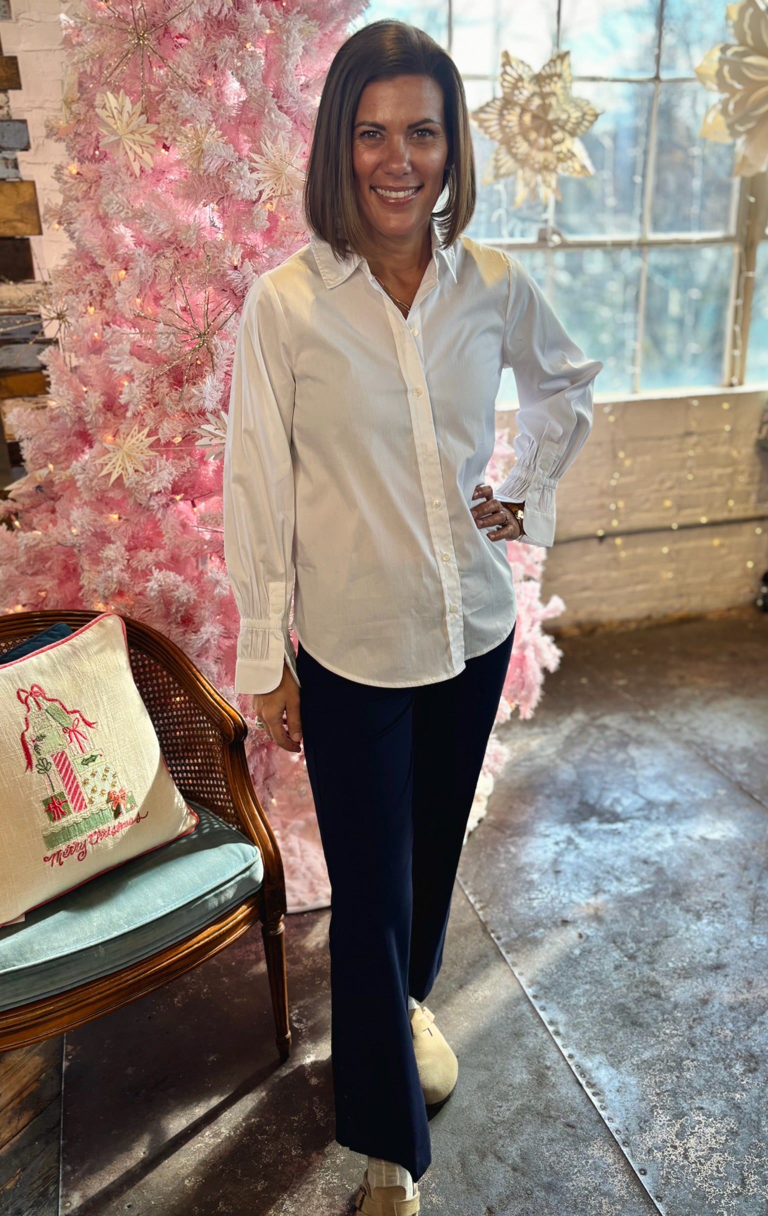 [Liverpool] Avery Button Front Top