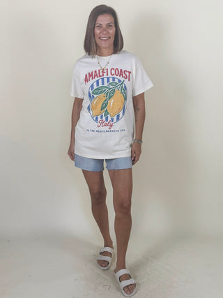 Amalfi Coast Italy Oversized Tee
