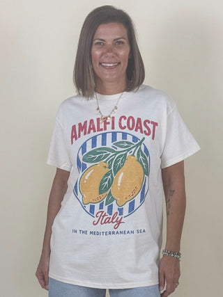 Amalfi Coast Italy Oversized Tee