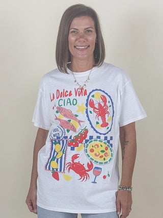La Dolce Vita Seafood Picnic Tee