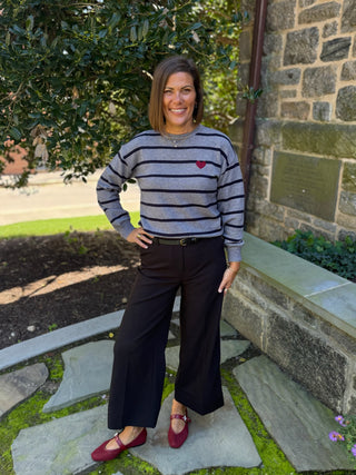 Dressa Belted Crepe Pants