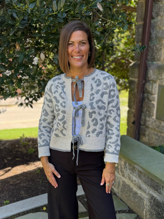 Fallon Bow Tie Front Cardigan