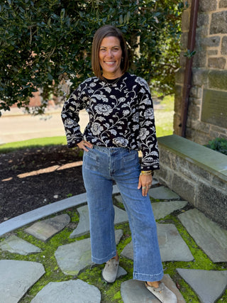 Sutton Jacquard Sweater