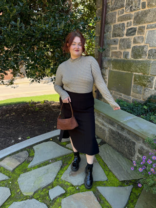 Celia Gusty Crepe Skirt