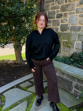 Tish Printed Twill Pants
