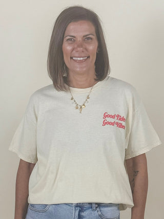 Good Tides Puff Print Tee