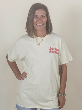 Good Tides Puff Print Tee