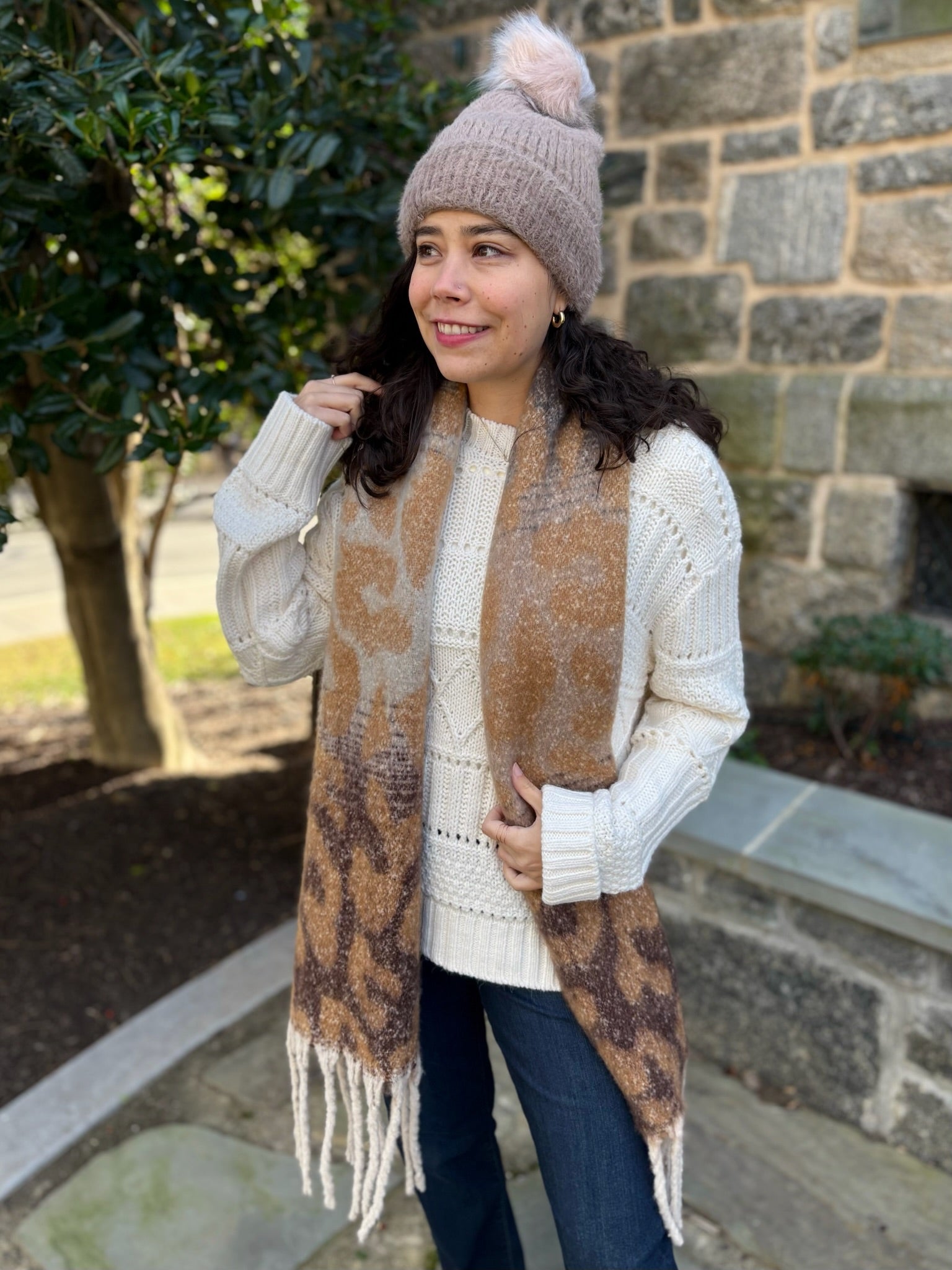 Ultra Soft Faux Mohair Winter Beanie