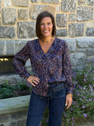 [Liverpool] Brenna Long Sleeve Blouse