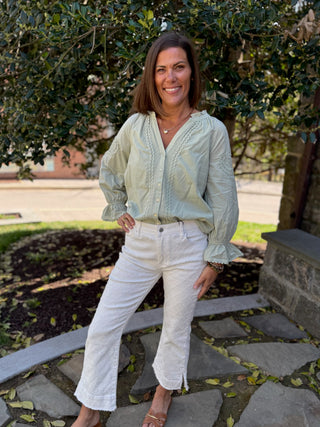 [Liverpool] Hannah Crop Flare Jeans, 25.5" Inseam
