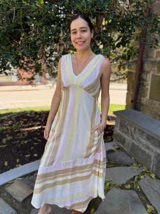 [Liverpool] Nya Sleeveless Asymmetrical Hem Dress