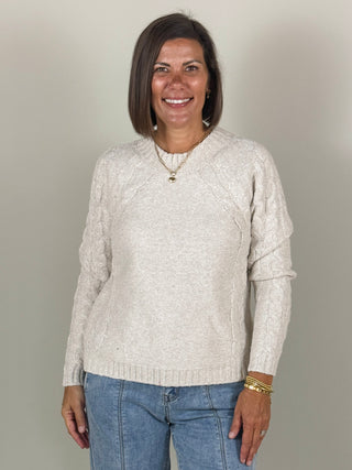 [TRIBAL] Sammie Crew Neck Sweater