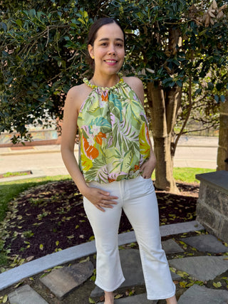 [TRIBAL] Zahra Bubble Hem Blouse