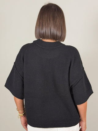 [TRIBAL] Lani Lofty Elbow Sweater