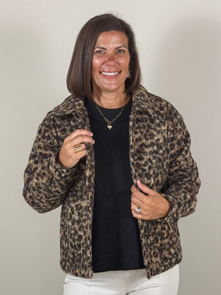 [TRIBAL] Lina Lined Button Front Coat