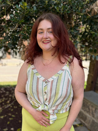 [TRIBAL] Kiara Button Front Cami