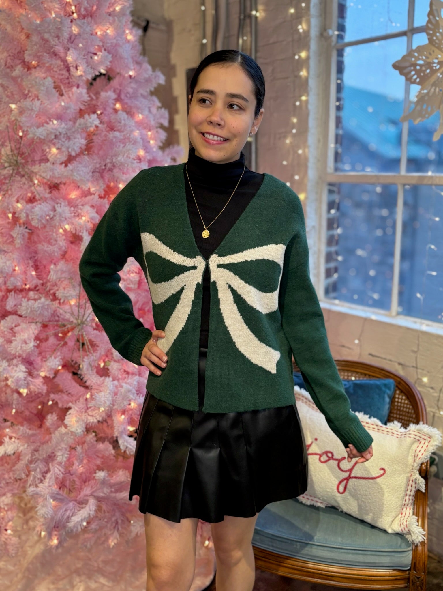 Kyra Ribbon Detailed Cardigan