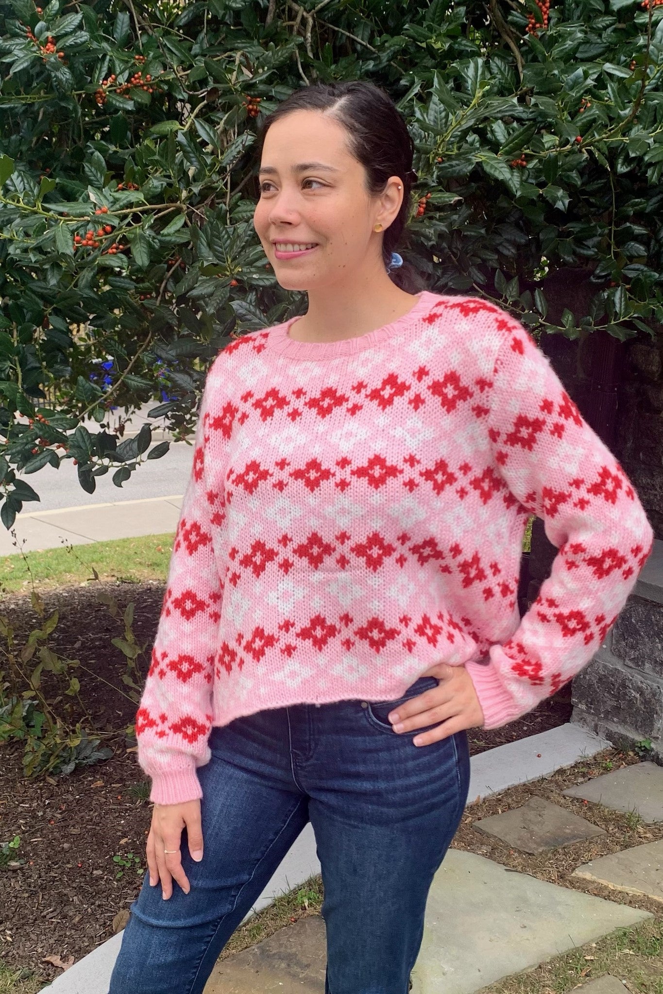 Shrunken Fair Isle Sweater