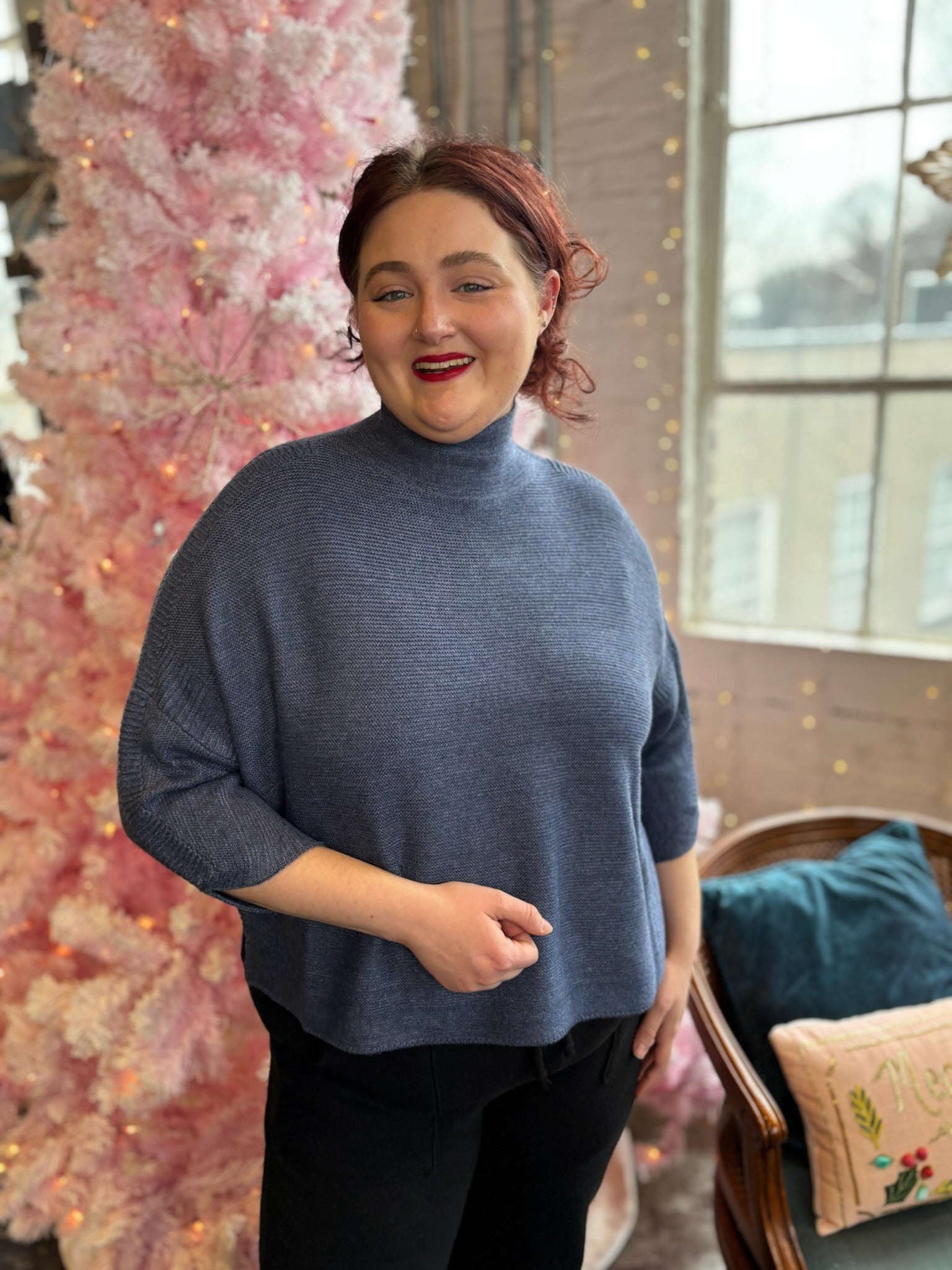 Boho Sweater - Midnight Blue