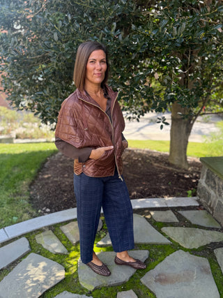 Twyla Plaid Trousers