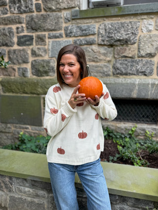 Pamela Pumpkin Sweater