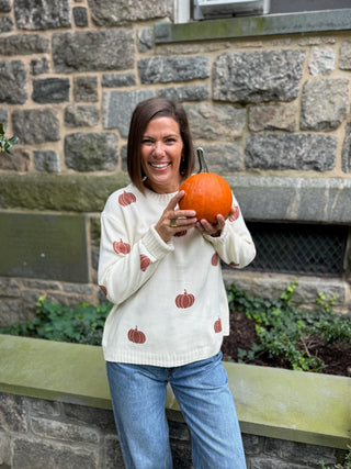 Pamela Pumpkin Sweater