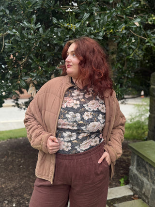 Phoebe Floral Mesh Top
