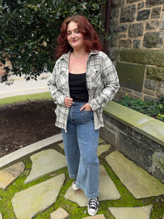 Tia Plaid Button Up