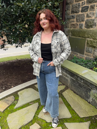 Tia Plaid Button Up