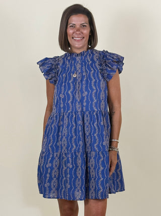 Lauren Shift Eyelet Mini Dress