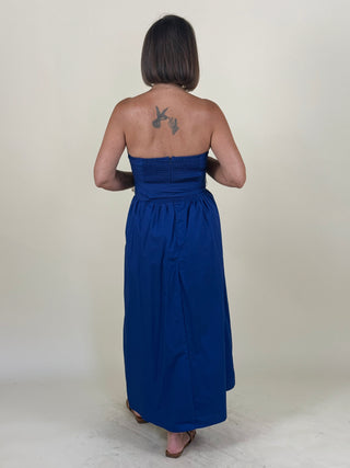 Janelle Strapless Midi Dress