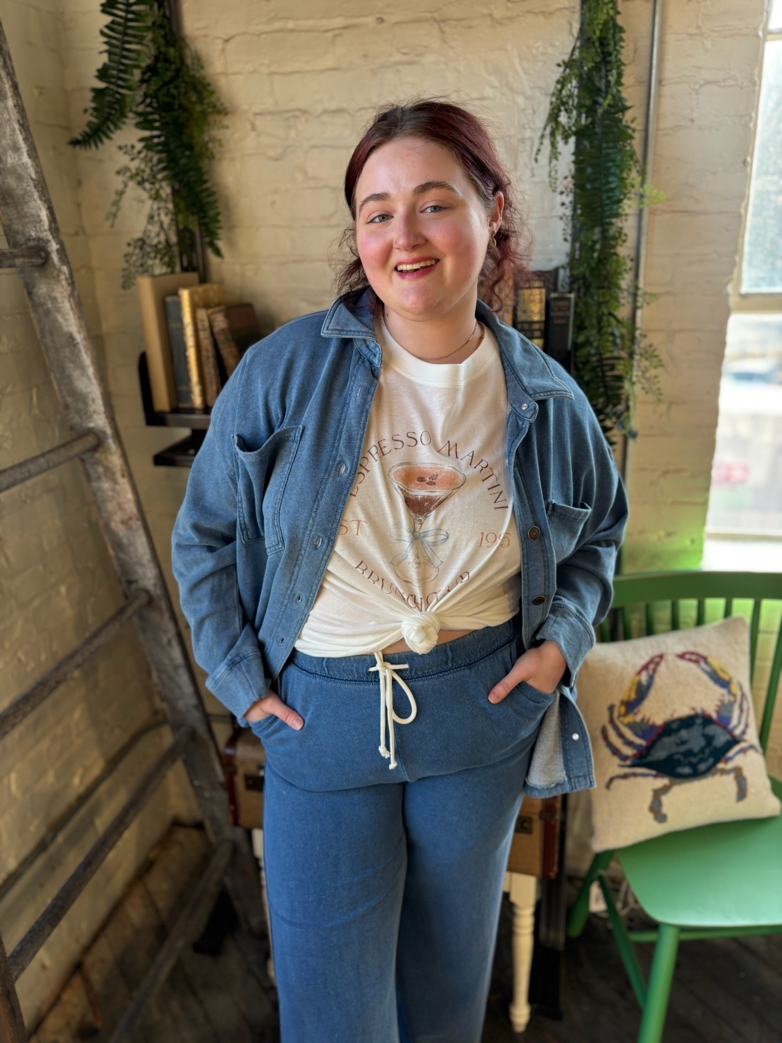 [Z Supply] Hunter Knit Denim Pants