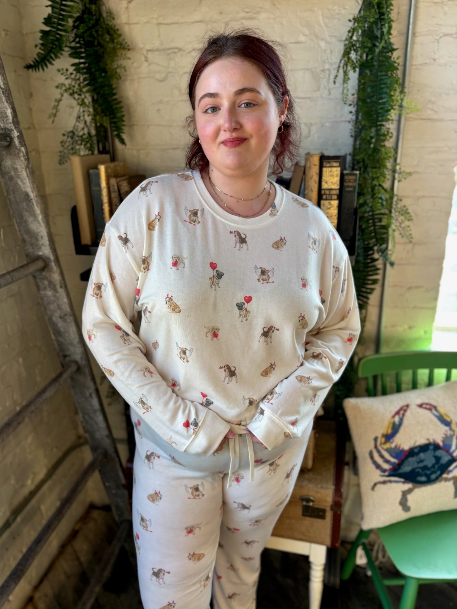 [Z Supply] Bisous Love Pup Top