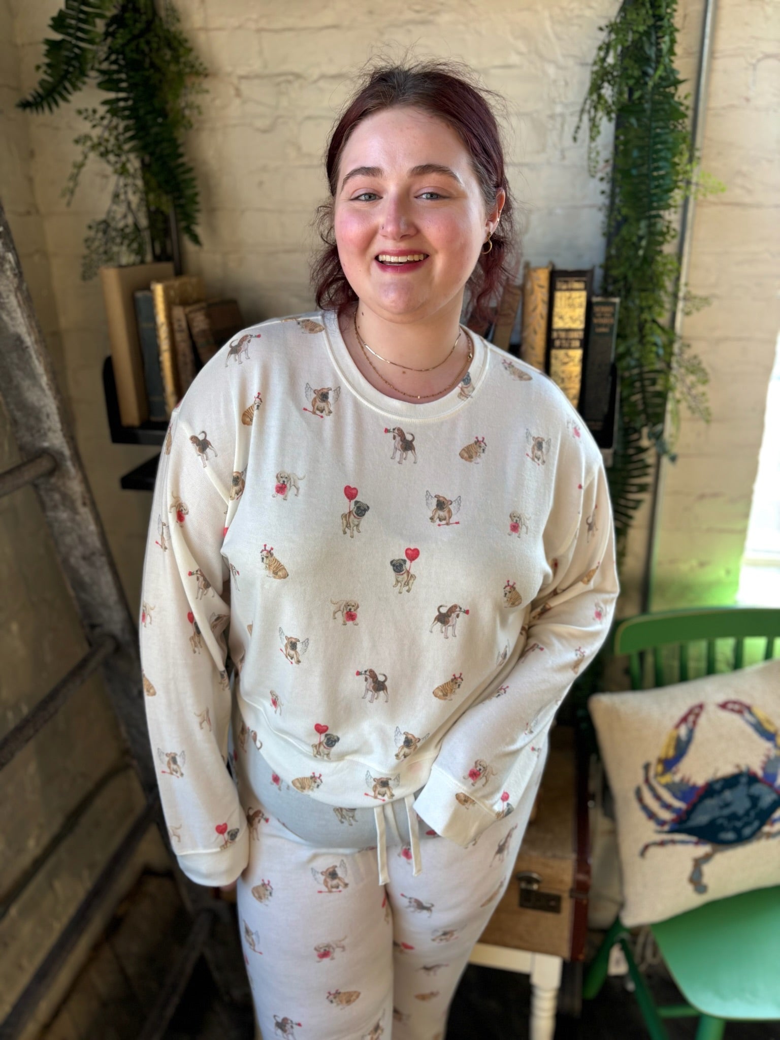 [Z Supply] Bisous Love Pup Top