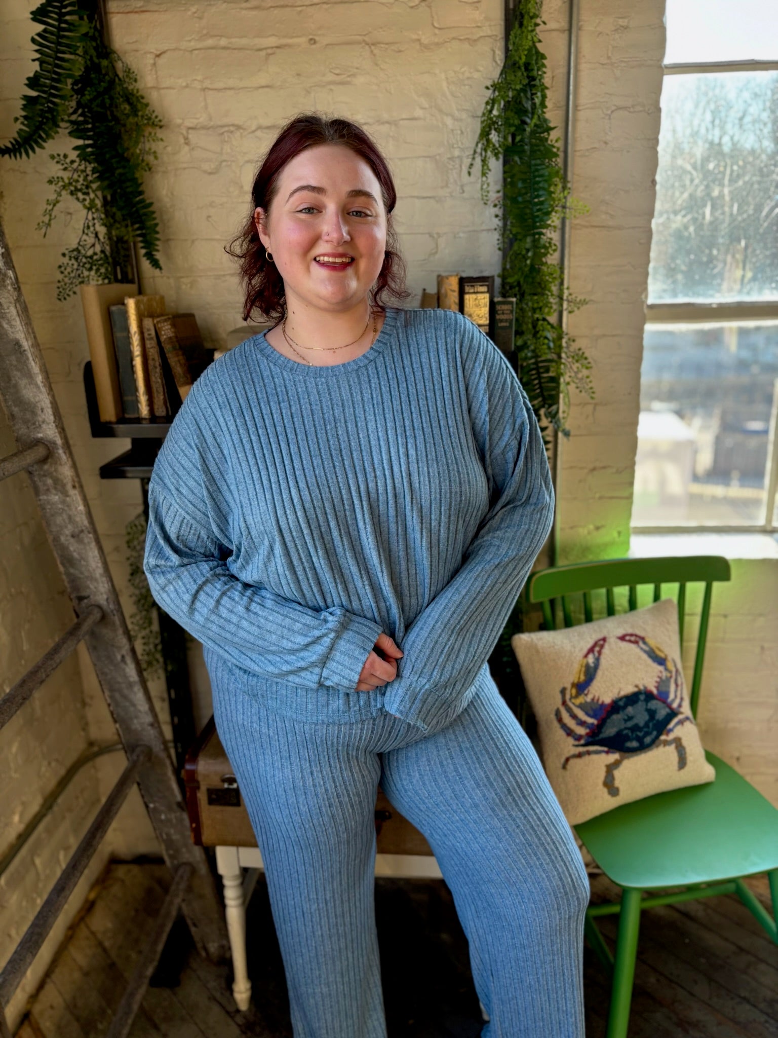 [Z Supply] Daydream Rib Long Sleeve Top