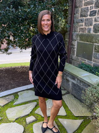 [TRIBAL] Mia Mock Neck Dress