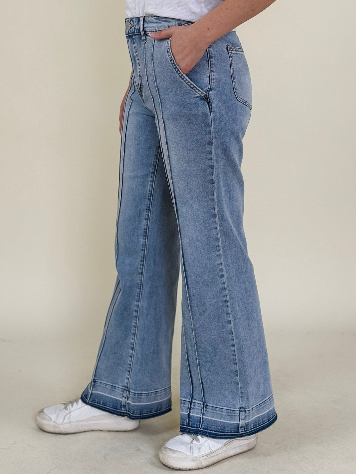 Suzanne Wide Bootleg Jeans