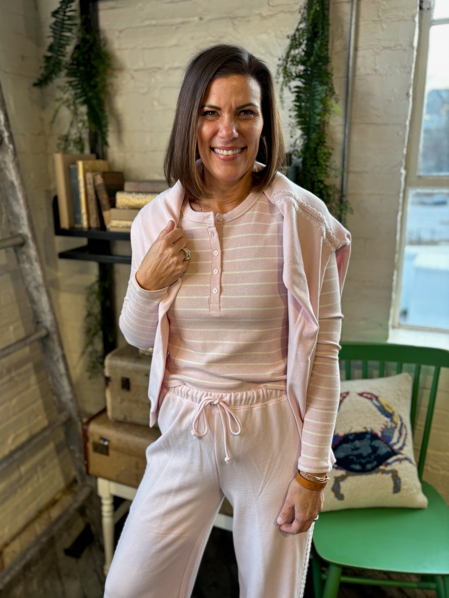 [Z Supply] Ferris Henley Striped Top