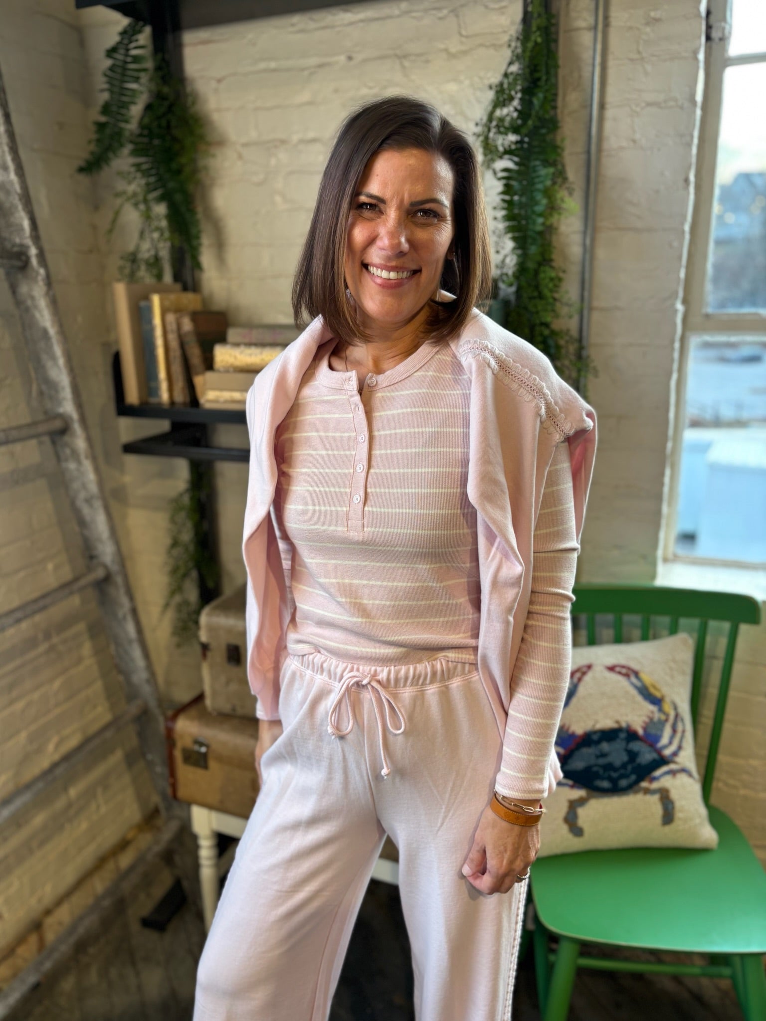 [Z Supply] Ferris Henley Striped Top