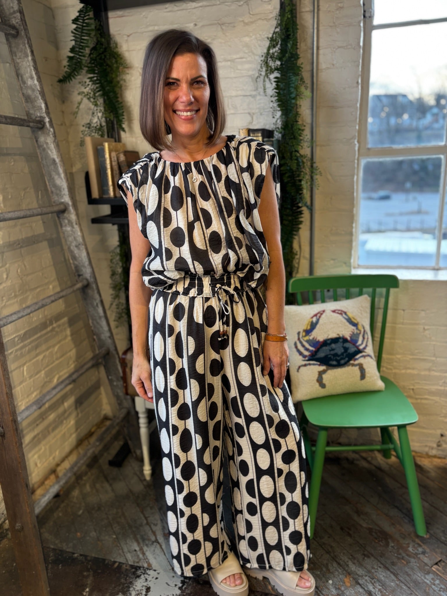 Sylvie Geo Print Pants