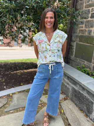 Bonnie Button Down Camp Shirt