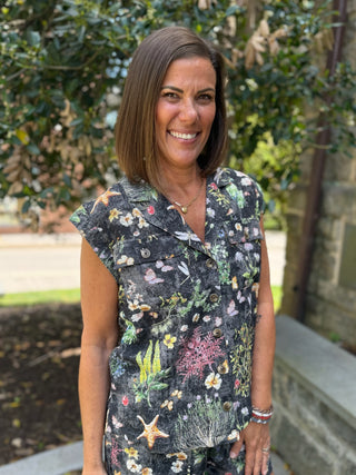 Bonnie Button Down Camp Shirt