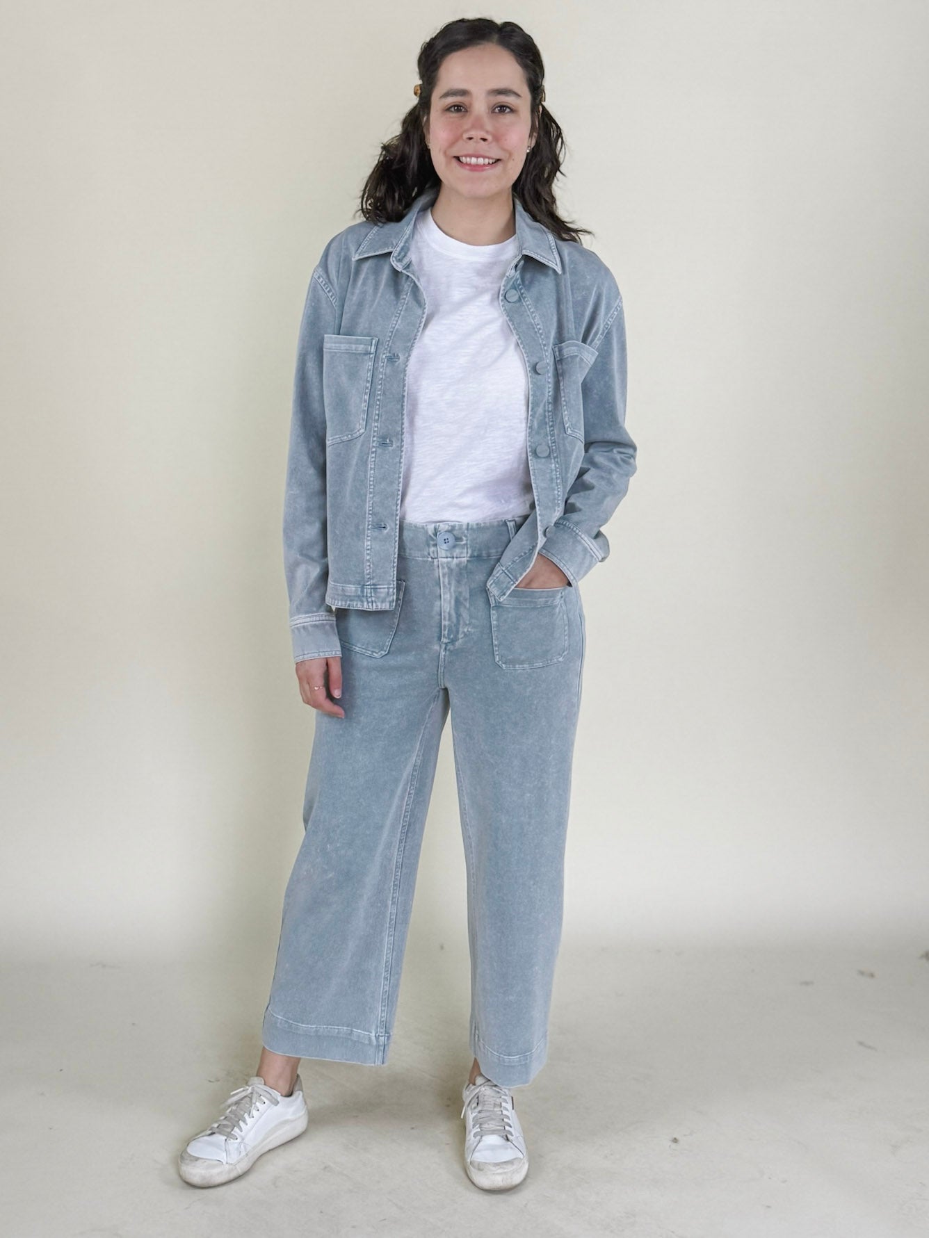 Chey Knit Denim Jacket