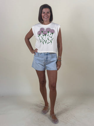 Thistles Maisie Heavyweight Muscle Tee
