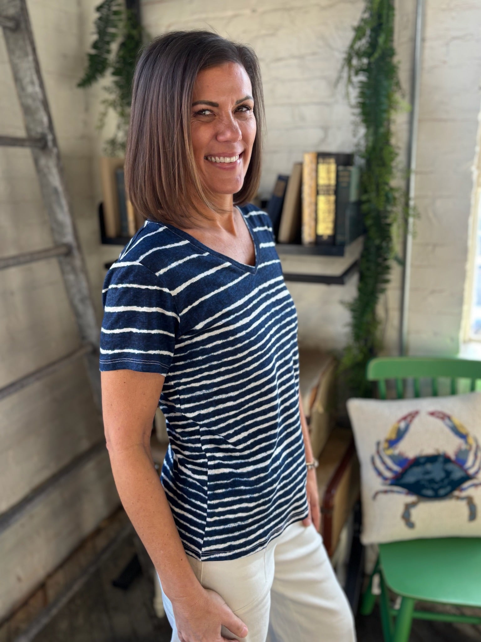 Vicky V-Neck Short Sleeve T-Shirt