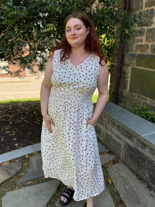 Alessia Smocked Waist Printed Dress