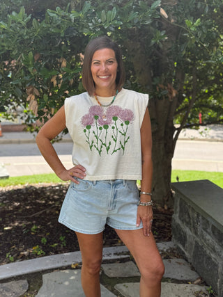 Thistles Maisie Heavyweight Muscle Tee