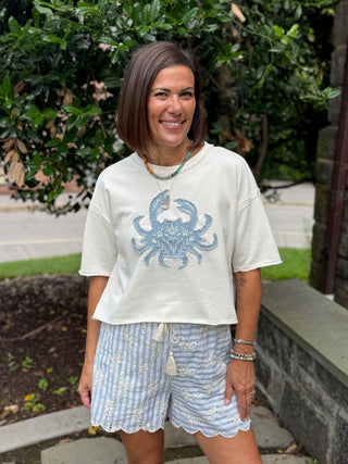 Lexi Crab Patch Boxy Tee