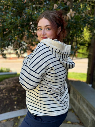 Sally Striped Hoodie